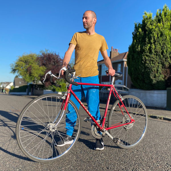 Rescuing this retro racer from a skip and refurbishing it to its former glory provided hours of fun for Mark Barbieri (MA 1994).