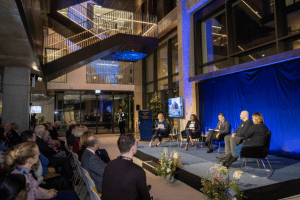 Panel discussion at ASBS Postgraduate Hub opening event