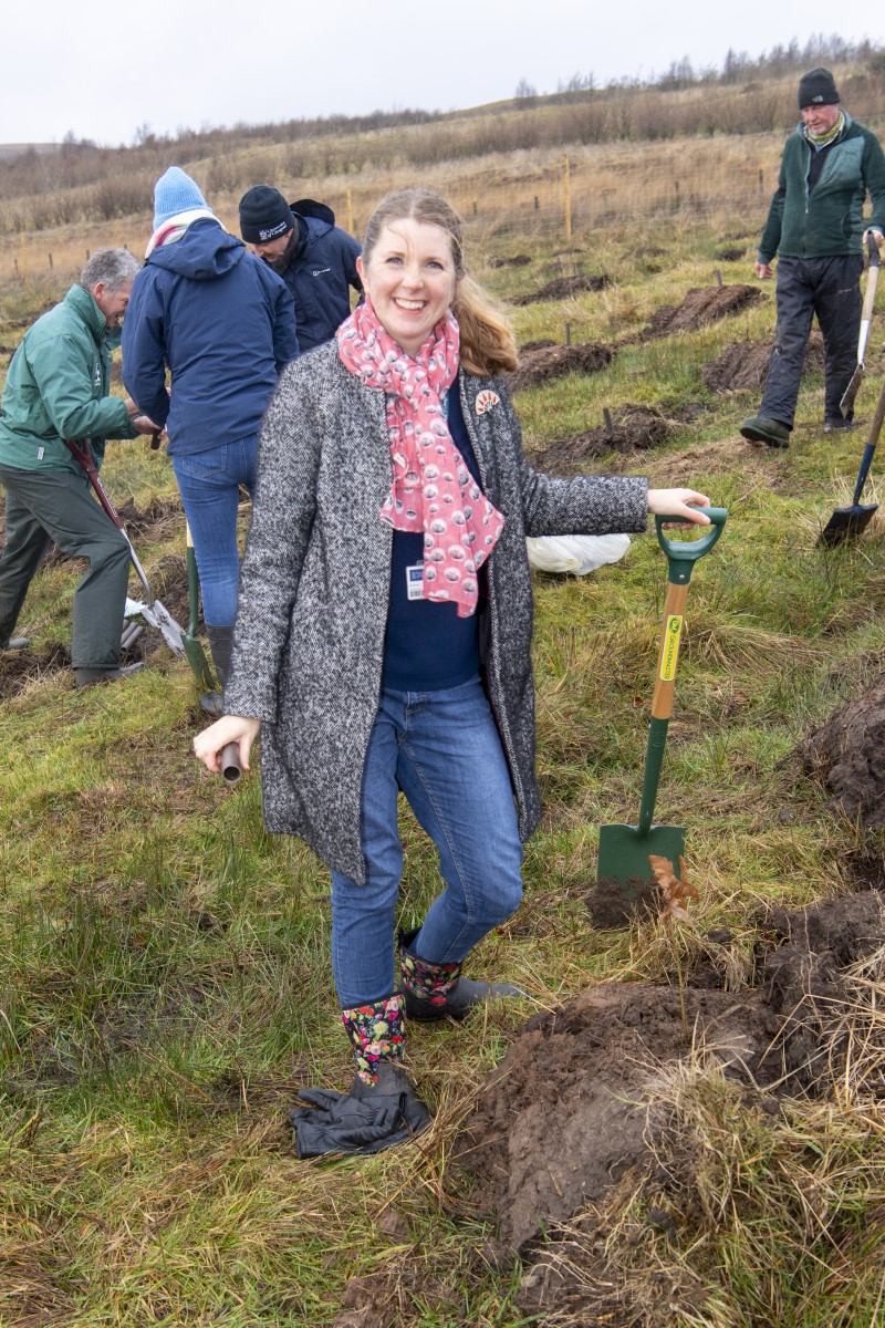 Cochno Farm Tree Planting - Dovile