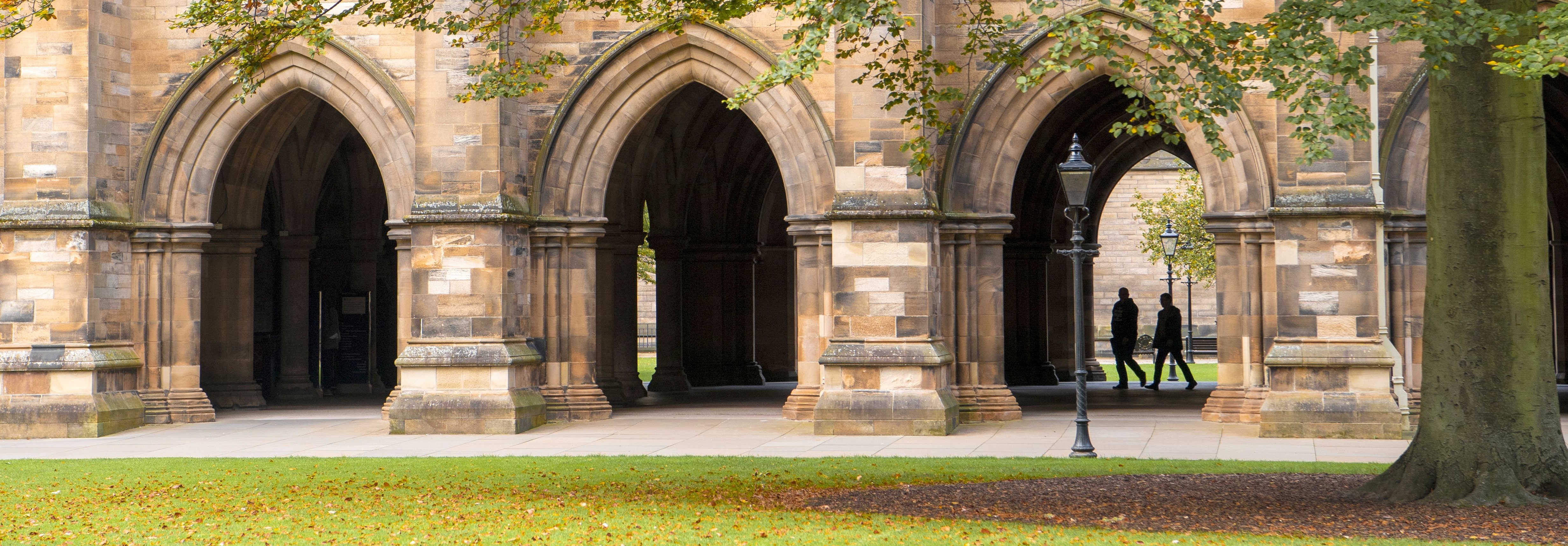 View of cloisters from east quadrangle