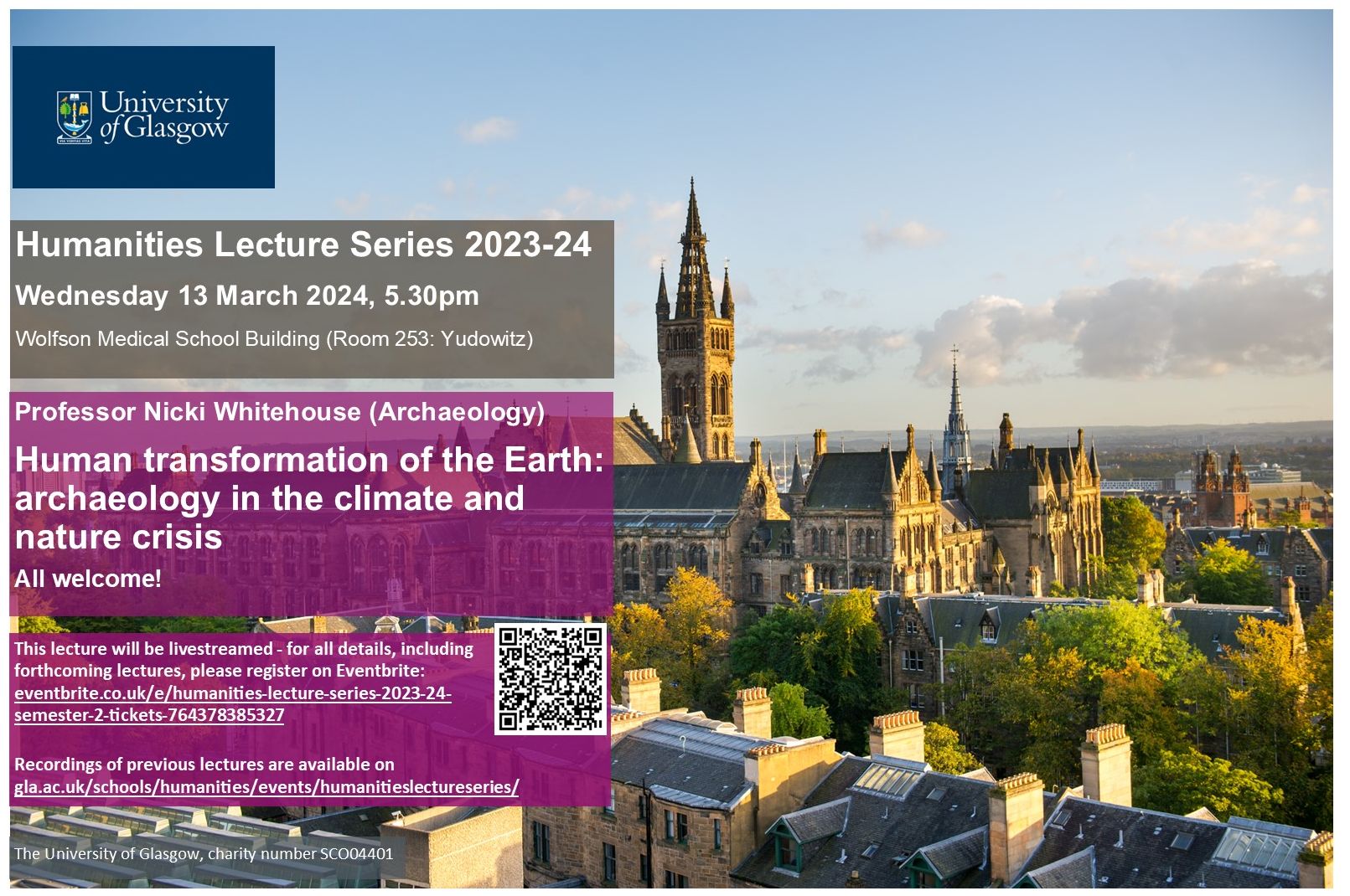 Professor Nicki Whitehouse's inaugural lecture 