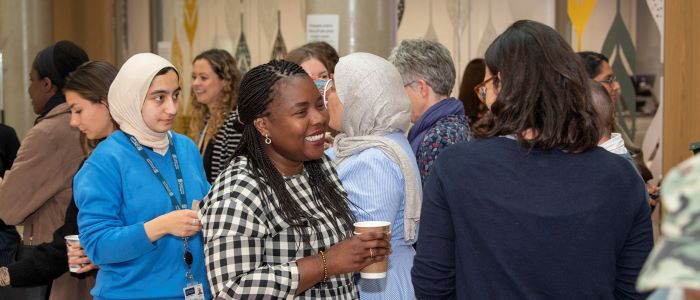 Photo of attendees at a community engagement event