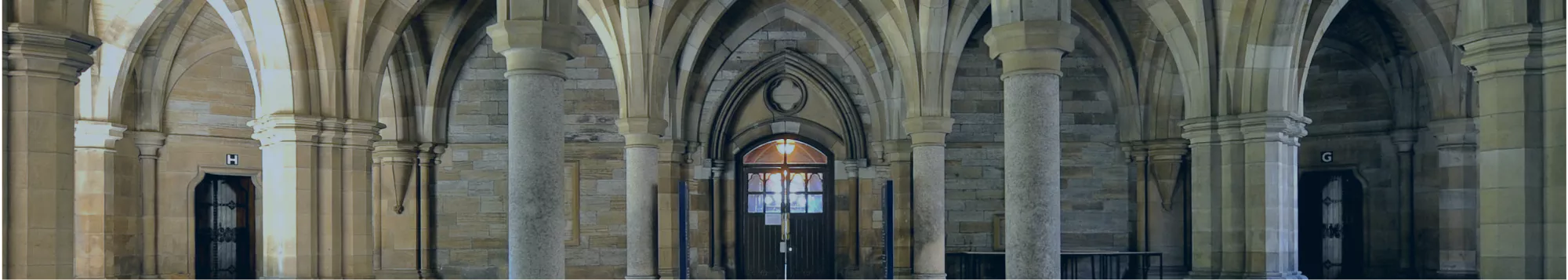 Cloisters at the University of Glasgow