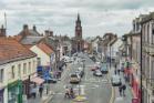 Town centre in Scotland