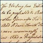 The Senate minutes recording the award of one of the Snell exhibitions to study at Balliol College, Oxford, to Adam Smith, 4th March 1740.  (GUAS Ref: GUA 26639 p133.  Copyright reserved.)