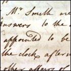 Adam Smith was appointed to a committee in support of Professor William Rouet's post to be declared as vacant, as recorded in the Senate minutes, 7th February 1760.  (GUAS Ref: 26641, p19.  Copyright reserved.)