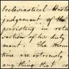 Fourth page of a letter of response by Adam Smith and committee to the protest of Leechman, Simson, Clow and Anderson regarding Professor William Rouet's (also spelt Rouat or Ruat) post being declared vacant, February 1760. (GUAS Ref: GUA 27027, p4. Copyright reserved.) 