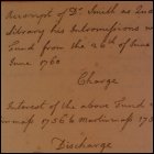 Account of Adam Smith's intromissions with Barrowfield's fund, 26th June 1758 to 26th June 1760. (GUAS Ref: GUA 26663, p78. Copyright reserved.) 