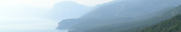 Coast of eastern Sardinia in the Dorgali area