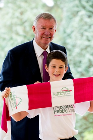 Sir Alex Ferguson with Sandy Craig, Beatson fundraiser