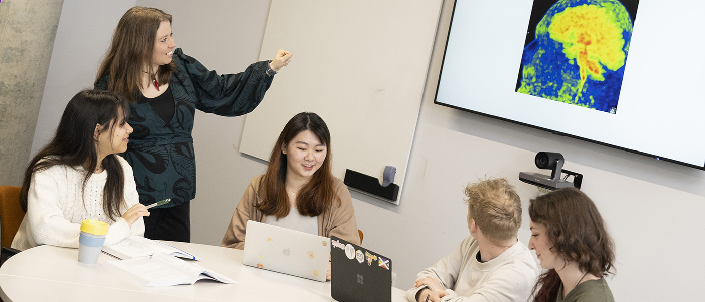 Students in lab