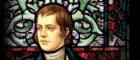 Robert Burns stained glass window