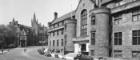 Black and white photo of the Glasgow University Union (GUU)