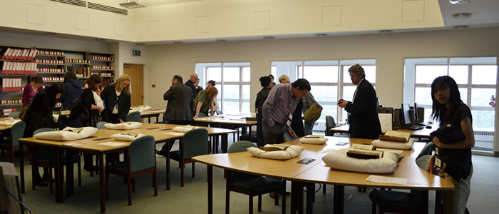 Delegates at the University Library Special Collections.