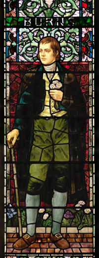 Robert Burns window