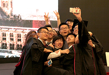 UESTC students at graduation