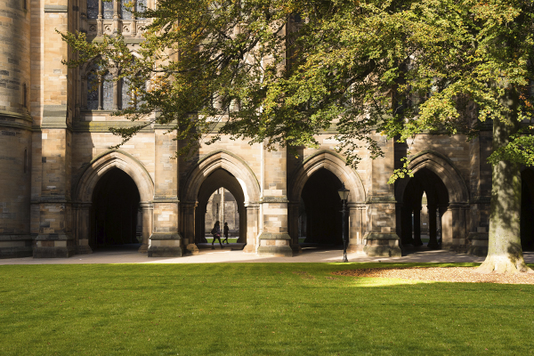 The Cloisters underneath the Main Building