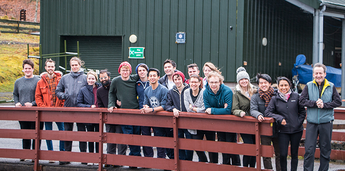 Group photo of students at a DTC conference