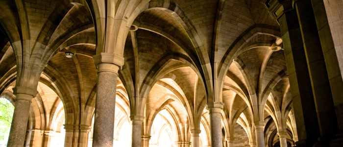 University of Glasgow cloisters