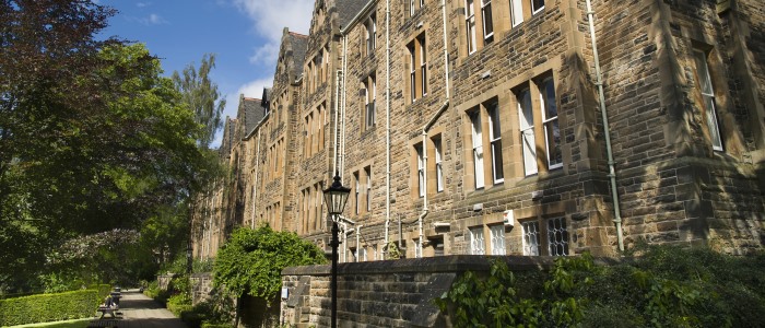 A view looking down Professors Walk