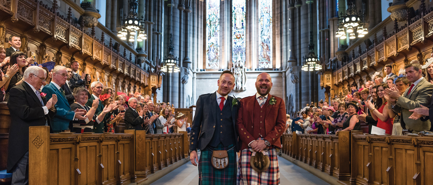 Newlyweds at the Chapel (photo: courtesy of family).