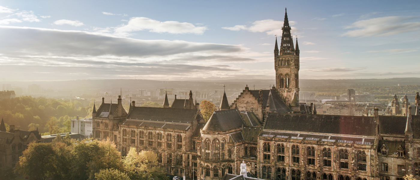 The main building of the University (photo: University of Glasgow Photographic Unit)