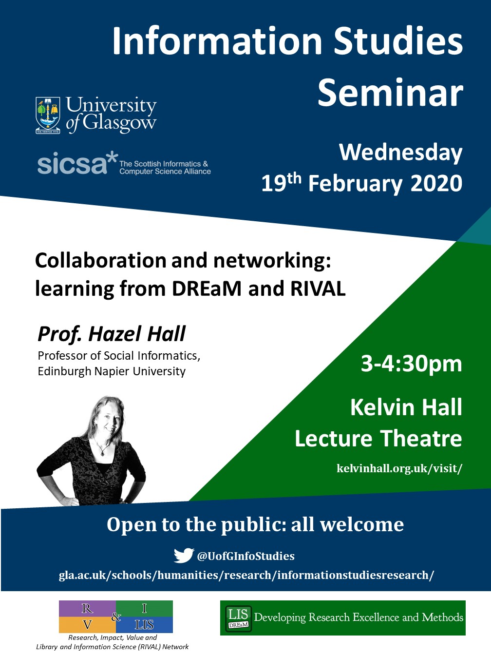 Prof. Hazel Hall - full poster