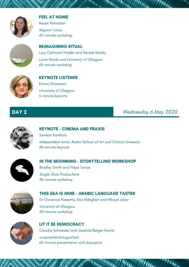 UNESCO RILA Spring School 2020 programme page 2