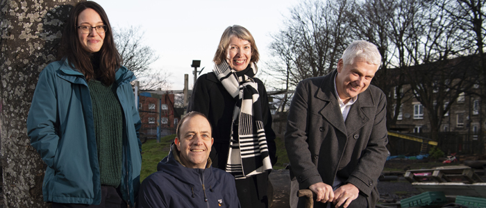 The University research team at Baltic Street Adventure Playground