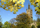 University from Kelvingrove Park