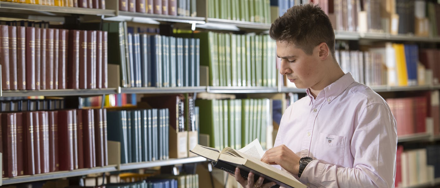 Studying in the Dumfries Library