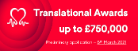 BHF Translational Awards banner red background white text