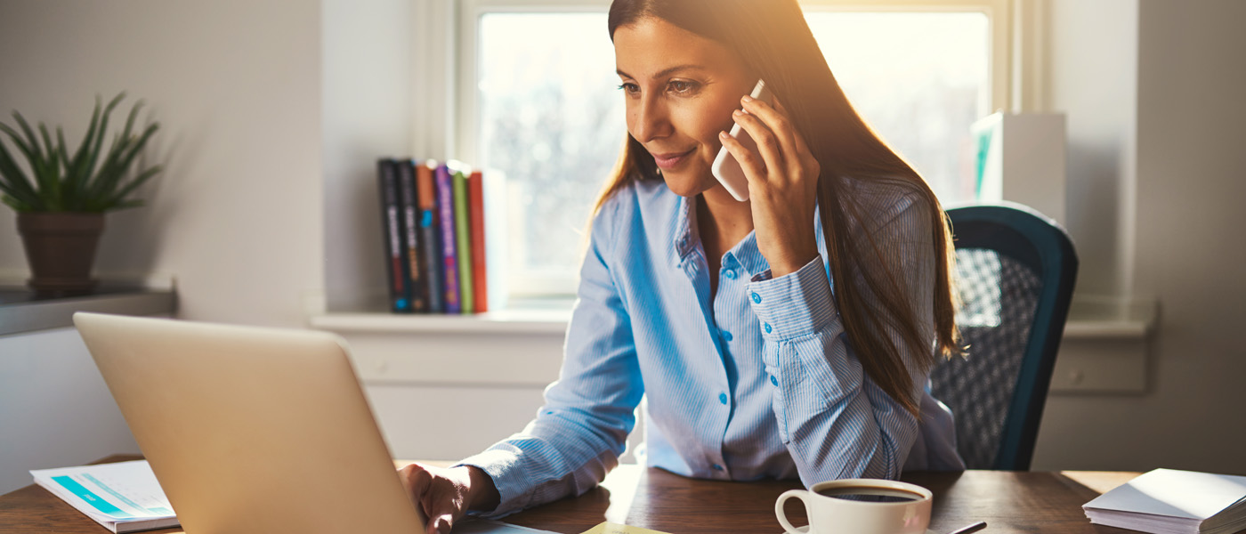 A woman working from home on a laptop [Photo: Shutterstock]