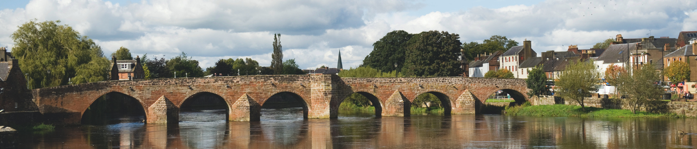 The Devorgilla Bridge in Dumfries