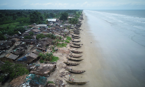 Nigerian coastline 