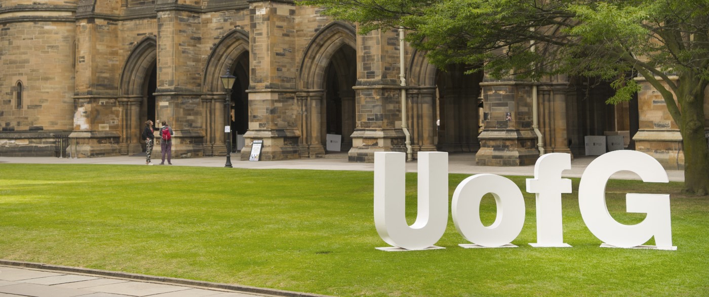 UofG letters in quad