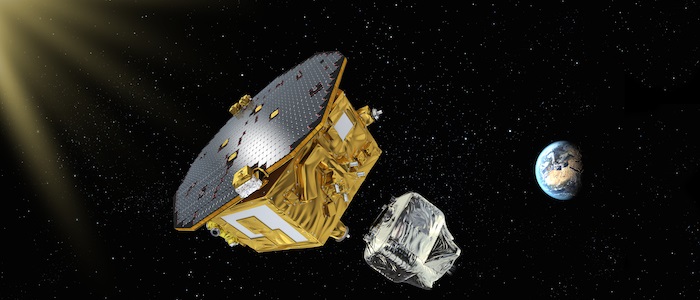 Artists impression of LISA Pathfinder