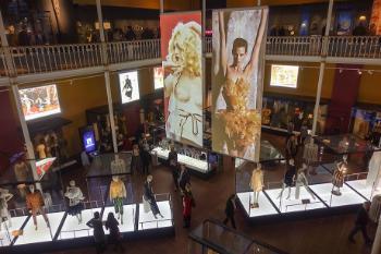 Fashion display in a museum