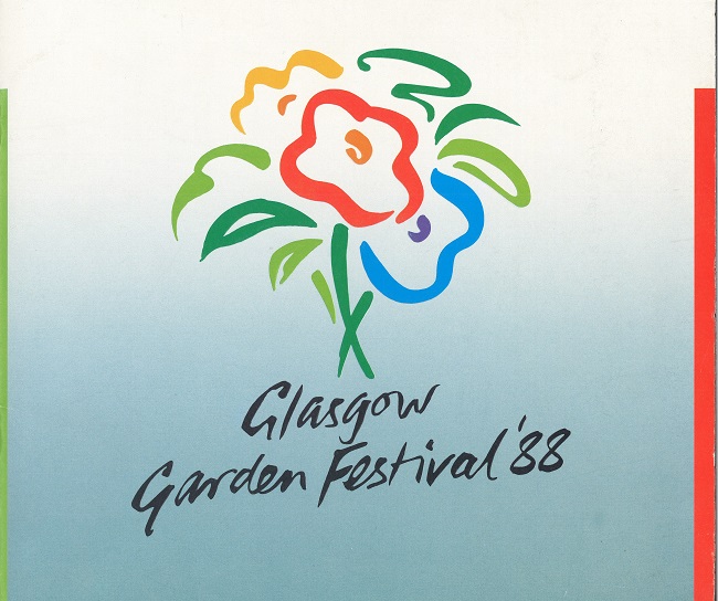 An image of Garden Festival Logo. Credit: University of Glasgow Archives & Special Collections, Glasgow Garden Festival collection, GB248 [Item No: UGD307/1/1/4].