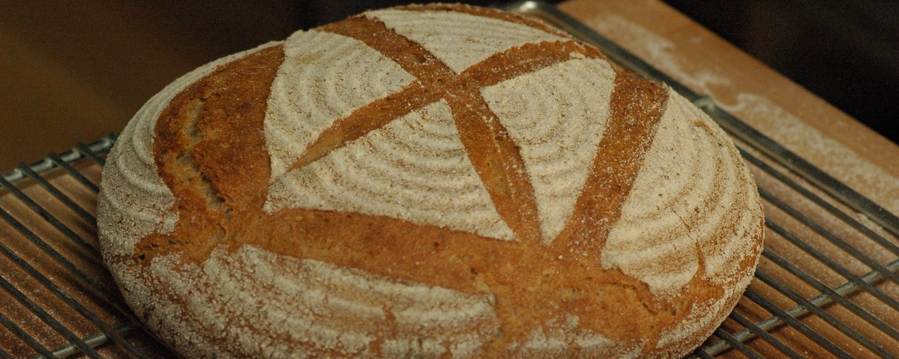 Image of a loaf of bread in splash format