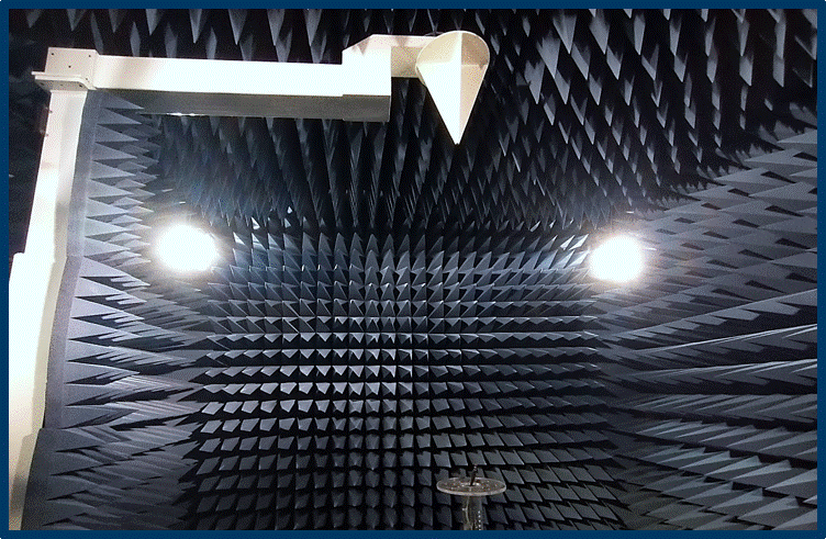 An antenna measurement anechoic chamber