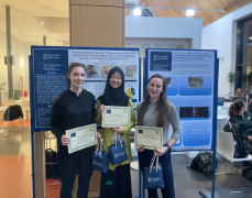 Chloé Montreuil-Spencer, Faqeha Binti Ab Latif and Sydney Sweet