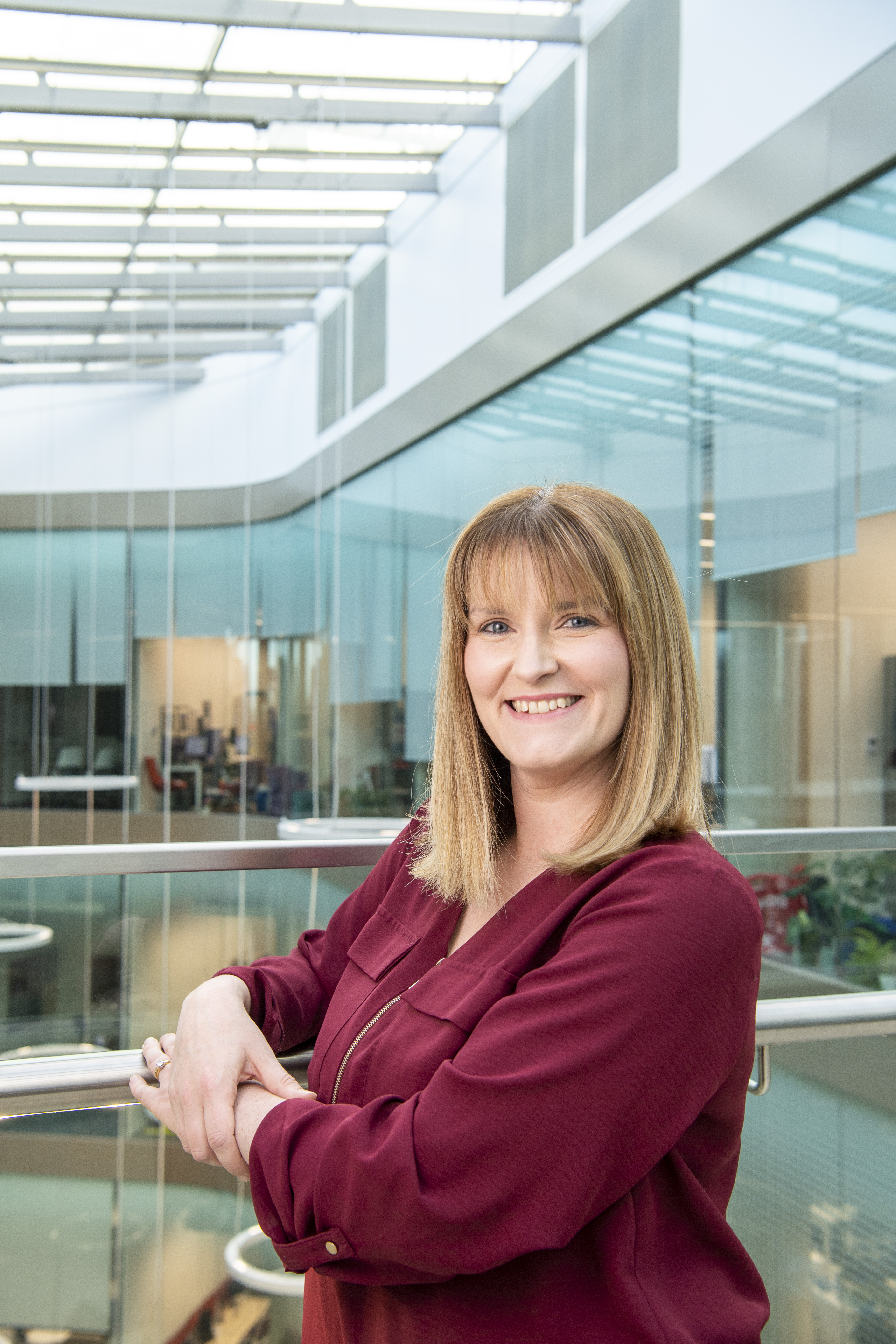 Dr Bell in the Advanced Research Centre ARC