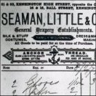 Photograph of customers’ bills, various dates and headings, c1876-1877.  (GUAS Ref: HF 51/8/1/1/3 photo 24. Copyright reserved.)