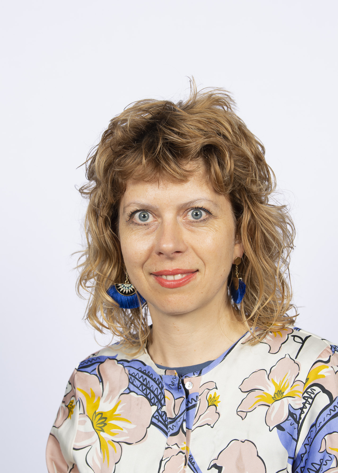 Portrait of a woman in close-up