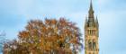 Gilbert Scott Building Tower with tree